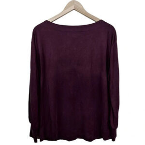 Loft • Purple Modal Blend Long Sleeve